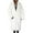 White, variant on jsaierl Womens Winter Faux Fur Thick Coat Jackets Long Sleeve Luxury Lapel Coats Fleece Long Cardigan Outwear Jacket