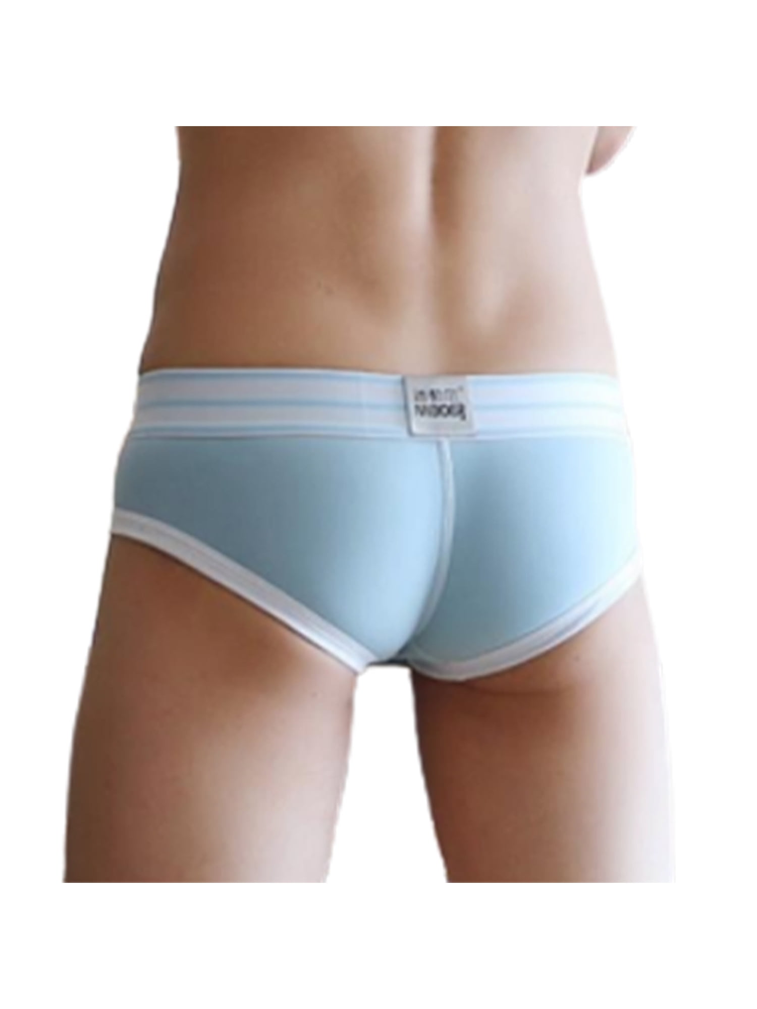 Breathable Mens Striped Underwear Lingerie Multicolor Bulge Pouch Briefs Panties