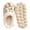Beige, variant on Winter Cloud Slippers for Women Men Fleece Lined House Shoes Cute Slip on Slides Mules Clogs