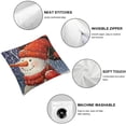 thumbnail image 4 of SHANXI Christmas Throw Pillow Cover Super Soft Outdoor Home Decor Pillows Cushion Case for Sofa Couch 24x24in, 4 of 5