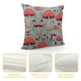 thumbnail image 4 of JEUXUS  Mushroom Linen Throw Pillow Covers , Watercolor Mushroom Decorative Throw Pillow Case, Mushroom Gifts for Women, Botanical Vintage Farmhouse Decor for Home Bedroom Living Room, 4 of 5