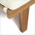 thumbnail image 4 of Outdoor Chaise Lounge with Cushion, Acacia Wood Teak Finish | Teak | Solid Back, 4 of 11