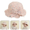 thumbnail image 4 of Sombrero para el sol para recién nacidos, sombreros de playa para niños pequeños, sombrero de verano, sombrero de playa para bebés, sombrero de baño para bebés, 4 of 5