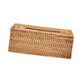 thumbnail image 4 of Caja de pañuelos de ratán, soporte para papel, estante para almacenar papel, soporte para pañuelos extraíble para Madera, 4 of 9