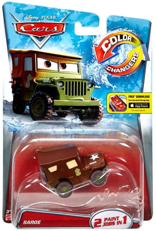 cars color changers sarge