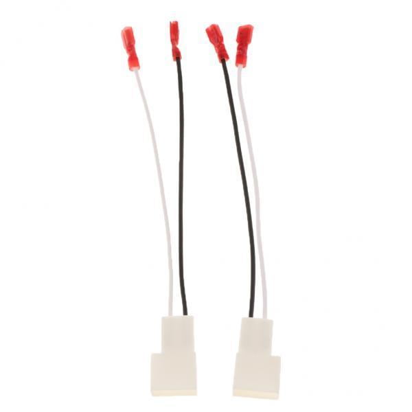 2x2Pcs Adaptador De Altavoz Conectores De Telar De Plomo Para 1987-2013 Sunnimix Cable de conectores de enchufe de altavoz