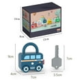 thumbnail image 2 of 1 Set Kids Early Learning Locks Toys with Keys Numbers Matching Locks Educational Unlocking Toys for Boys Girls, 2 of 9