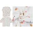 thumbnail image 5 of ToBeInStyle Baby's 4-Pack Long Sleeve Ultra-Soft Cotton Kimono Wrap Tee Shirt Top - Print - 3-6 Months, 5 of 7