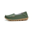 thumbnail image 4 of Fangasis Womens Casual Shoes Fashion Loafers Slip On Flats Driving Lightweight Nurse Shoe ArmyGreen 5.5, 4 of 5
