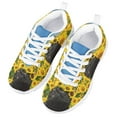 thumbnail image 3 of Pzuqiu Sunflower Kids Tennis Shoes Girls Size 11 Black Cat Breathable Running Sneakers Comfortable Walking Athletic Shoes, 3 of 5
