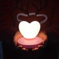 thumbnail image 2 of Lámpara de noche LED 3D para niños, creativa lámpara de mesa con forma de corazón, lámpara romántica de fresa, decoración del hogar para niños, regalo, linterna con forma de corazón, 2 of 2