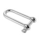 thumbnail image 5 of 1x Grillete de para Aparejar Levantar Equipo de Seguridad Supervivencia Deporte Libre de material acero Inoxidable 316 1/4 inch DYNWAVEMX Long D Shackle, 5 of 8