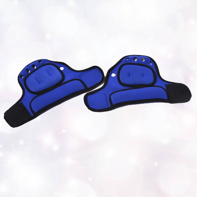 RENACLIPY 1Par Guantes Fingerless Para Fitness Con Azul Y Material Cómodo Y Elástico
