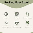thumbnail image 4 of Rocking Foot Stool With Roller Message For Office Desk, Relieve Fatigue, Improve Work Efficiency, Durable Material, Versatile Use, Compact And Portable, 4 of 8