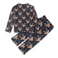 thumbnail image 3 of Haut et Pantalon à Manches Longues pour Homme Assortis Ensemble Pyjama Familial 2 Pièces, 3 of 3