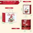 thumbnail image 3 of 24 Pack Kraft Christmas Gift Paper Bags Bulk with Handles, Assorted Sizes Set for Xmas Party Supplies, Wrapping Christmas Holiday Presents(6 Jumbo,10 Large,8 Medium), 3 of 7