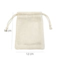thumbnail image 2 of Multi-use Storage Pouches 1 Pcs, Cotton Mesh Drawstring Bags for Fruits, Vegetables, Bath Soap, Miscellaneous Items, Grocery Organization, Easy to Clean Reusable Food Holder, 2 of 6