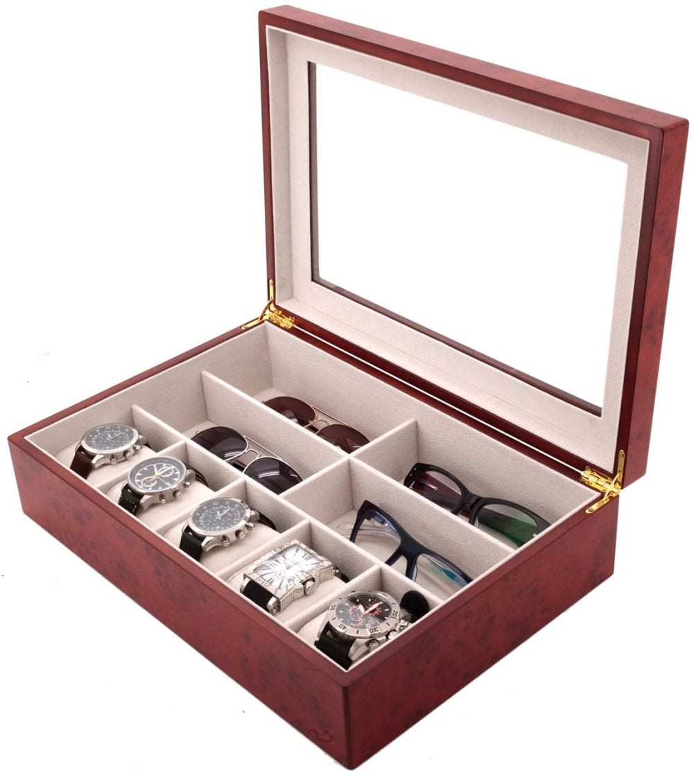 TaliaPosy Valet Wood Glasses Pens Jewelry Watches 5 Extra Large