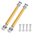thumbnail image 1 of 2uds 100mm Coche Parachoques Labio Divisor Corbata Varilla Divisor Soporte Varillas Tono dorado Unique Bargains varillas de puntal de suspensión automotriz, 1 of 8