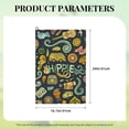 thumbnail image 4 of Easygdp Colorful Hippie Golf Towel 24x16in for Men and Women with Carabiner Clip for Easy Attachment, 4 of 8