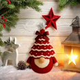 thumbnail image 4 of Handmade Crochet Desktop Ornament Festive Holiday Decoration For Home Tabletop Display, 4 of 5