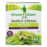 Green Giant Simply Steam Green Beans & Almonds, No Sauce Frozen Vegetables, 7.5 OZ