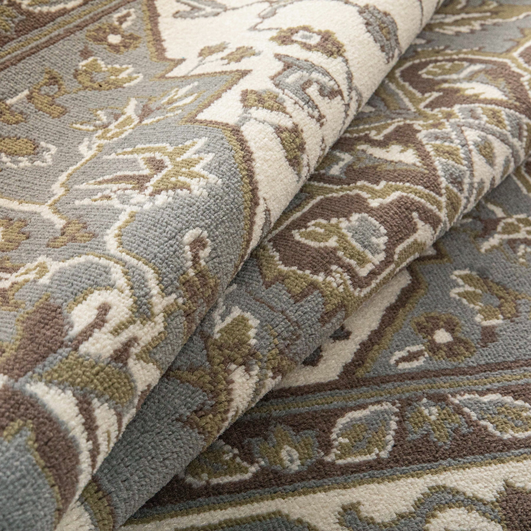 Superior Glendale Oriental Medallion Indoor Area Rug, 8'x10', Green