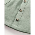 thumbnail image 3 of Cozy Cub Baby Girls' Solid Color Side Stripe Pocket A-Line Skirt, 3 of 5