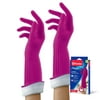 Playtex Living Reuseable Rubber Cleaning Gloves, Premium Protection Reusable Household Gloves, Small 2 pairs