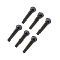 thumbnail image 1 of Juego de 6 pines de puente de guitarra Piezas de repuesto Parte de puente Ligero Fácil de instalar Clavijas de guitarra Pasador de plástico duradero Azul Hugo pasadores de puente, 1 of 10