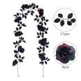 thumbnail image 4 of Fall Decor-Fall Decorations for Home-88.98in Plum Cimicifuga Seeded Garland - Artificial Leaf Garland Centerpieces for Tables Mantle -Autumn Thanksgiving Halloween Decoration for Indoor Wedding Room, 4 of 8