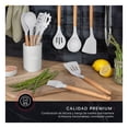 thumbnail image 2 of Juego de Utensilios de Cocina Silicona y Madera Accesorios para Cocinar, 12 pzas (Gris), 2 of 7