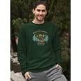thumbnail image 2 of Adventure The Great Outdoor Sweatshirt Men - Men Sweatshirt, Forest Green, 5XL, 2 of 4