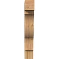 thumbnail image 3 of Ekena Millwork 6"W x 26"D x 38"H Funston Block Rough Sawn Bracket, Western Red Cedar, 3 of 25