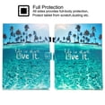 thumbnail image 3 of Universal Case for 7 inch Tablet, GSFY Stand Folio Protective Cover for 7.0 Inch Touchscreen Tablet with Multiple Viewing Angles Document Card Pocket - Island Life, 3 of 7