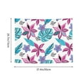 thumbnail image 4 of Hawaiian Style Flower Leaves Tapestry for Bedroom - Tapestry Wall Hanging Wall Tapestry for Dorm Wall Decor Home Decoration , Aesthetic Funny Tapestry 29 x 37in, 4 of 5