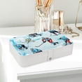 thumbnail image 6 of Ice Hockey Pu Leather Travel Organizer with Removable Compartment, Portable Earring Organizer, Bracelet Holder, Display Case, 6 of 6
