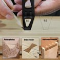 thumbnail image 4 of Movable Angle Finder, 90 and 45 Degree 8:1 and 6:1 Scales Quick Release Lock Sturdy Lightweight Accurate Scribing T Bevel Dovetail Ruler  for Woodworking Use, 4 of 7