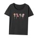 thumbnail image 3 of Camiseta para mujer Camiseta básica Activewear Camiseta simple con cuello redondo para la calle comercial L, 3 of 7