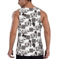 thumbnail image 3 of Gaeub Beach Men's Athletic Tank Top, Workout Sleeveless Shirts, Running Tank Tops for Gym, Running, Training - 3X-Large, 3 of 9