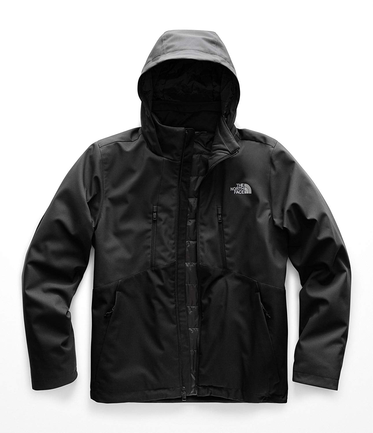 North Face NF0A35E5-KT0: Men's Apex Elevation Black/Asphalt Grey Jacket ...
