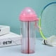 thumbnail image 3 of Botella De Agua De Doble Capa De 600 Ml, Portátil, a Prueba De Fugas, De Plástico Transparente Mate, Ideal Para Deportes Al Aire Libre Y Viajes.,Vsgery, 3 of 9
