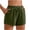 Army Green, variant on Staron Women's Casual Shorts with Pockets Drawstring Waist Solid Color Sports Shorts Loose Comfy Lounge Athletic Wear, Brown L