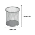 thumbnail image 3 of Multipurpose Office Desktop Storage Metal Pen Holder Organizer Bucket For Pens Scissors Tools Strong Metal Mesh Design Easy To Clean For Office School Home Desk Organization, 3 of 9