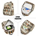 thumbnail image 5 of FORMRS Mini Backpack Purse for Women Quilted Travel Daypack Casual Shoulder Bag, Shelf Plants, 5 of 7