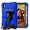 Blue, variant on Decase for iPad Mini 7th(A17 Pro) 2024 / Mini 6th Generation 8.3" 2021, Drop Protection Protective Cover,Bat-Patterned Back Cover with Pencil Holder, Handle, Adjustable Stand & Shoulder Strap,Blue