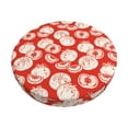 thumbnail image 2 of Lsque Tomatoes Round Bar chair cushion covers Velvet Fabric Premium Comfort Protects from Scratches and Stains for 14-17 Inch Chair- 12 inch, 2 of 7