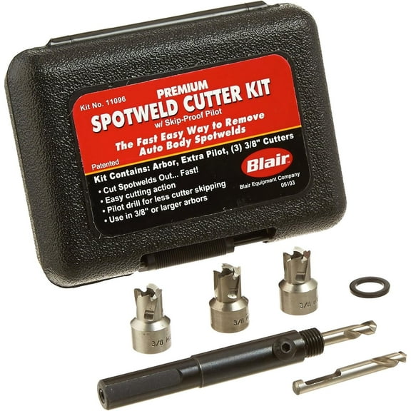 Blair - Spotweld Cutter Set 3 3/8In. Cutters Arbor & Pil 11096