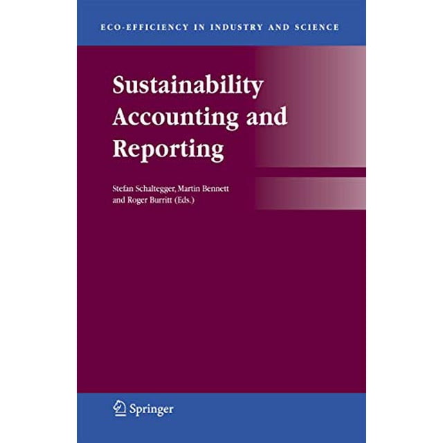 Sustainability Accounting and Reporting (Eco-Efficiency in Industry and Science)