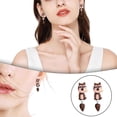 thumbnail image 3 of Pendientes Hermosos VentDepot 2Pzas Ardilla Tuerca Café metal, 3 of 4